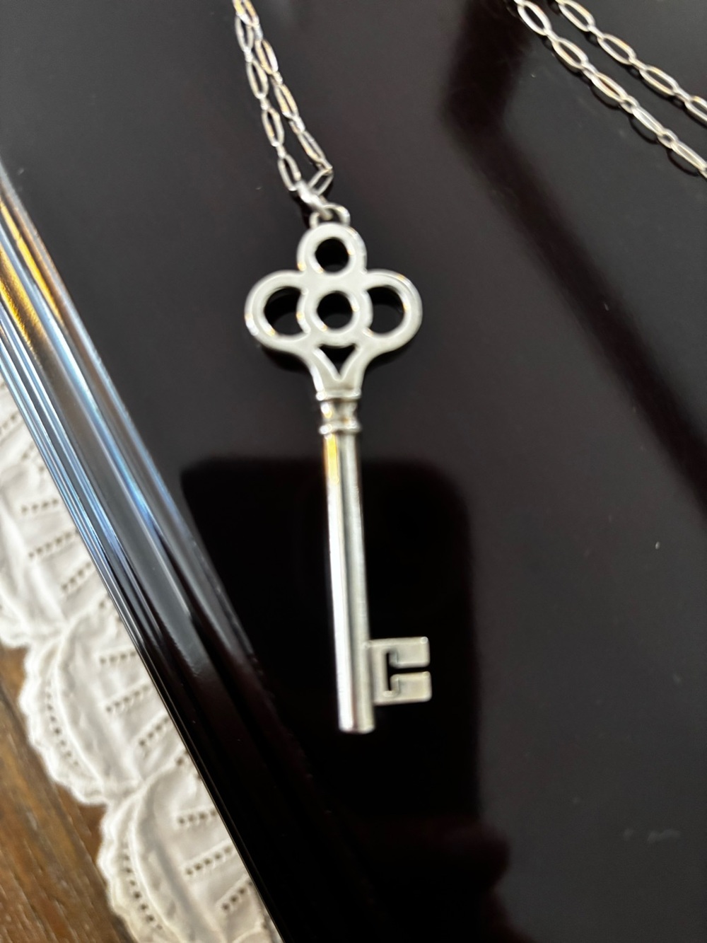 Authentic Tiffany Key necklace